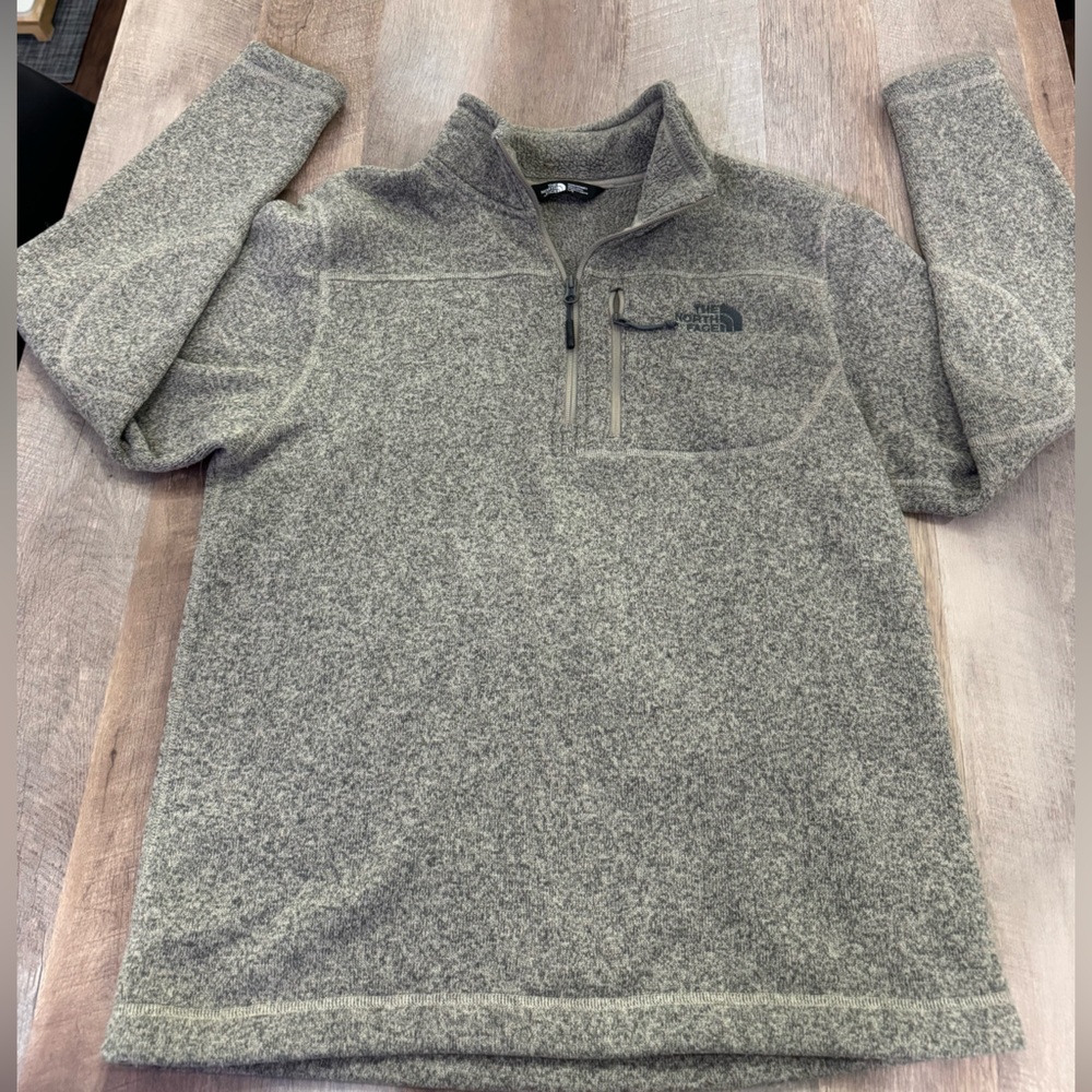 NorthFace Sherpa zip-up pull over jacket